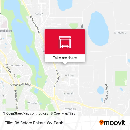 Mapa Elliot Rd Before Paltara Wy