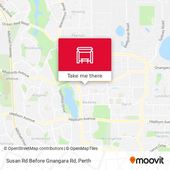 Susan Rd Before Gnangara Rd map