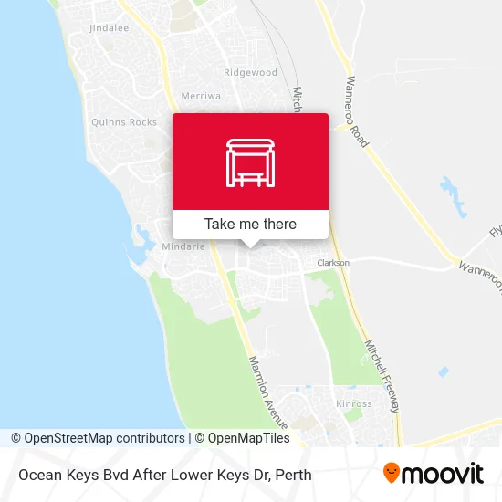 Mapa Ocean Keys Bvd After Lower Keys Dr