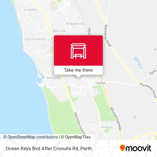 Mapa Ocean Keys Bvd After Cronulla Rd