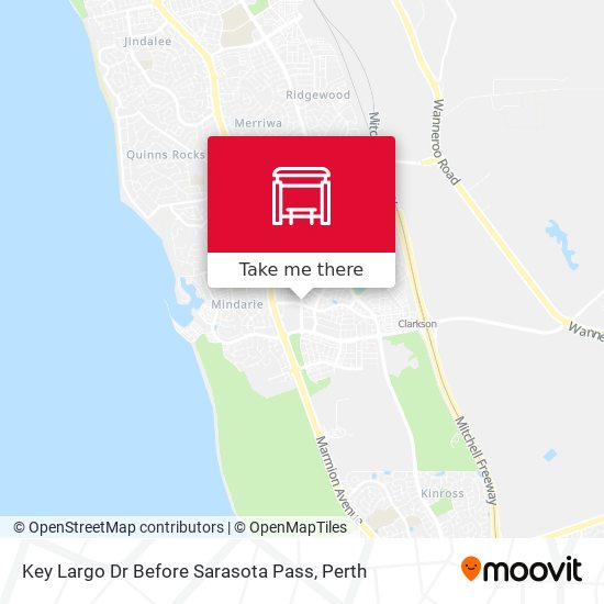 Key Largo Dr Before Sarasota Pass map
