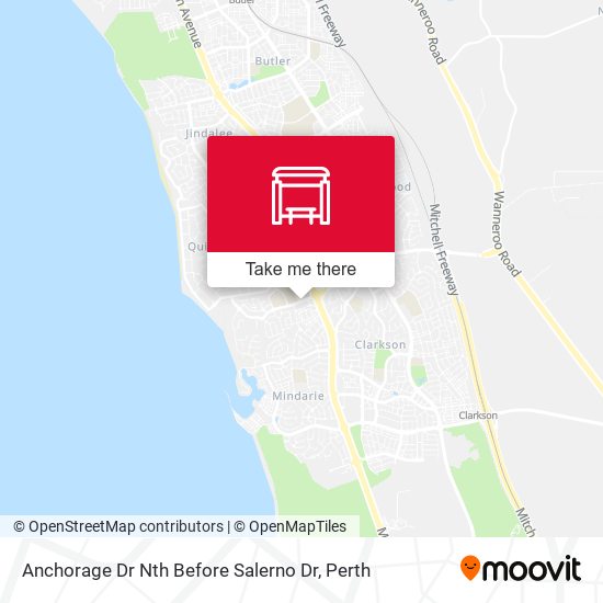 Anchorage Dr Nth Before Salerno Dr map