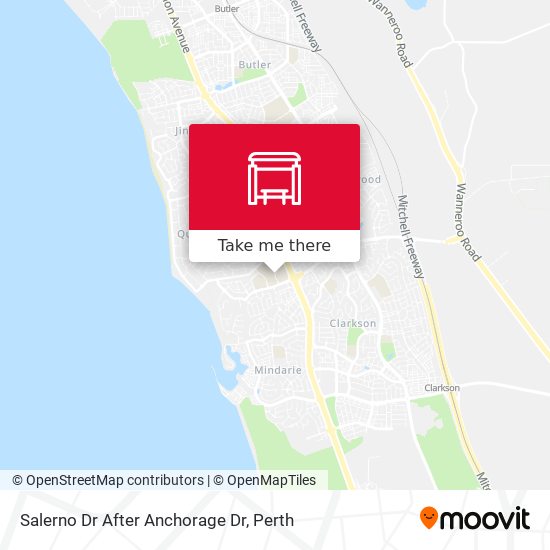 Salerno Dr After Anchorage Dr map