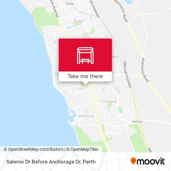 Salerno Dr Before Anchorage Dr map