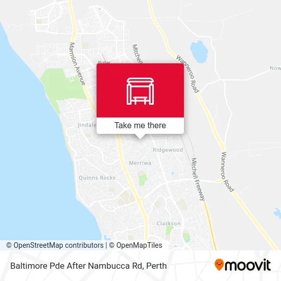 Mapa Baltimore Pde After Nambucca Rd