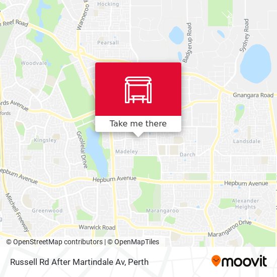Russell Rd After Martindale Av map