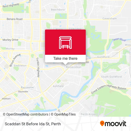 Mapa Scaddan St Before Ida St