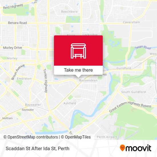 Mapa Scaddan St After Ida St