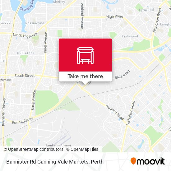 Bannister Rd Canning Vale Markets map