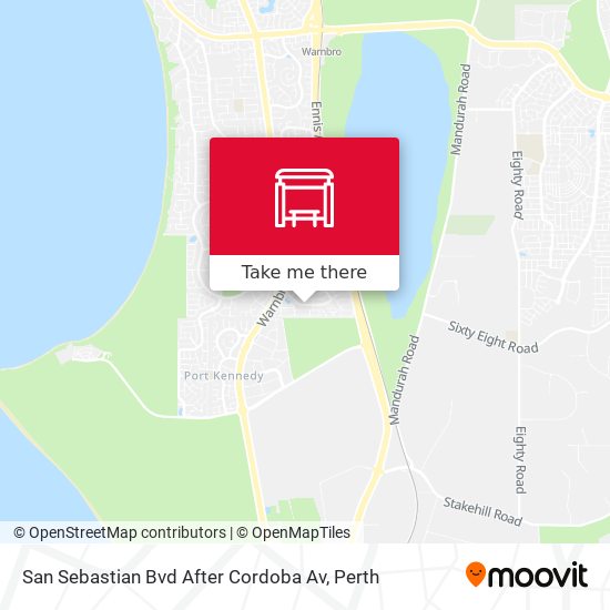 San Sebastian Bvd After Cordoba Av map