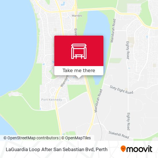 LaGuardia Loop After San Sebastian Bvd map