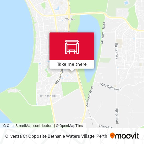 Olivenza Cr Opposite Bethanie Waters Village map