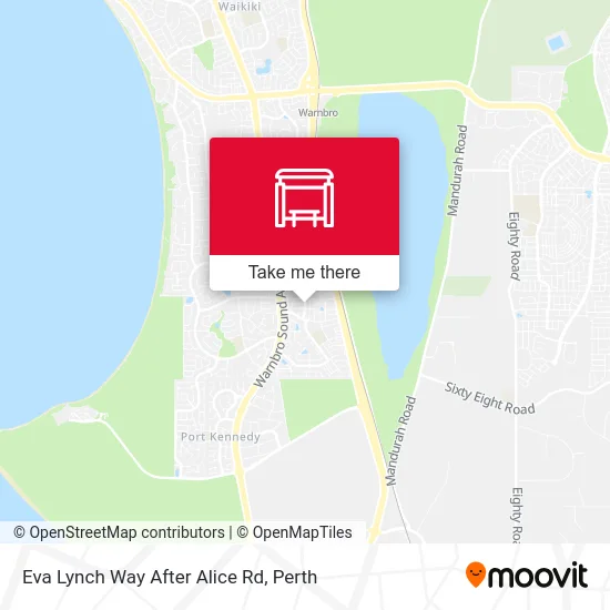 Mapa Eva Lynch Way After Alice Rd