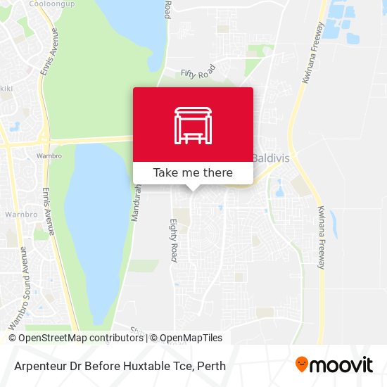 Arpenteur Dr Before Huxtable Tce map