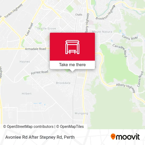 Mapa Avonlee Rd After Stepney Rd