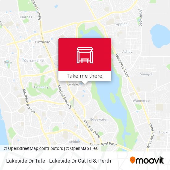 Lakeside Dr Tafe - Lakeside Dr Cat Id 8 map