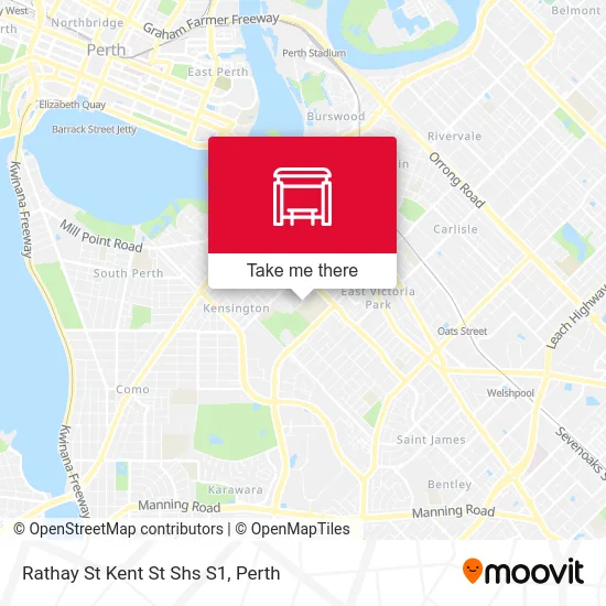 Mapa Rathay St Kent St Shs S1