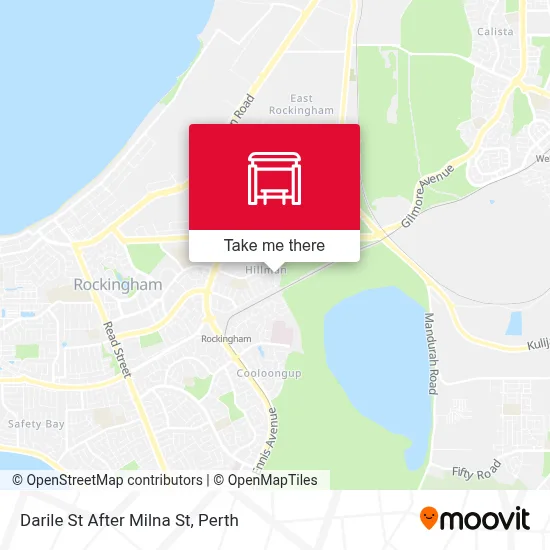 Mapa Darile St After Milna St