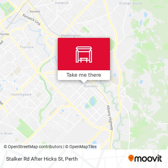 Stalker Rd After Hicks St map