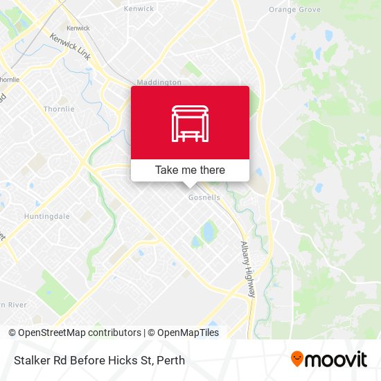 Stalker Rd Before Hicks St map