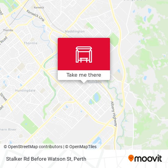Stalker Rd Before Watson St map