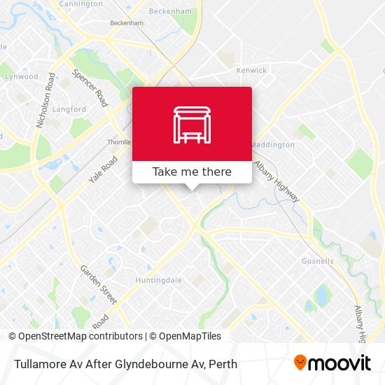 Tullamore Av After Glyndebourne Av map