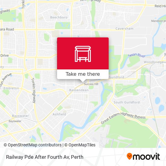 Railway Pde After Fourth Av map