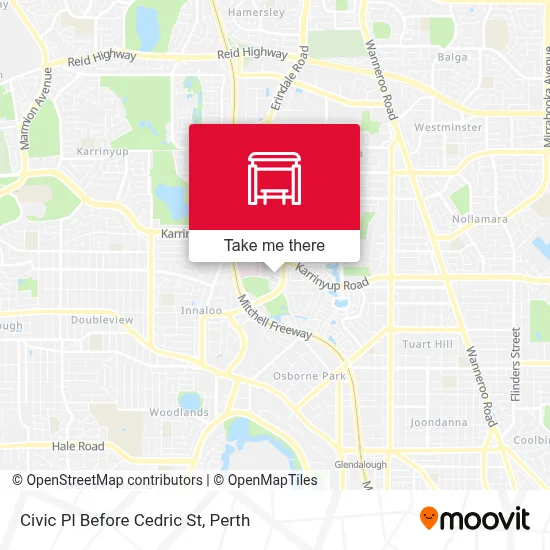Mapa Civic Pl Before Cedric St