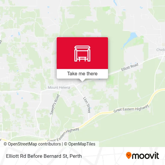 Mapa Elliott Rd Before Bernard St