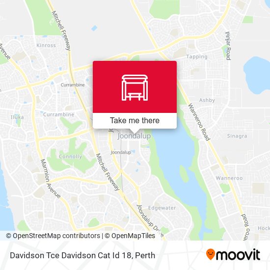 Davidson Tce Davidson Cat Id 18 map