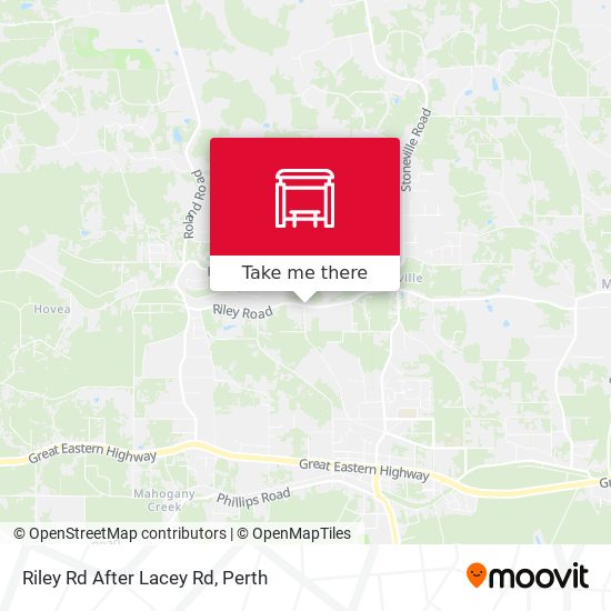 Riley Rd After Lacey Rd map