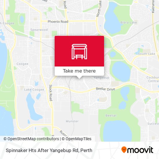 Spinnaker Hts After Yangebup Rd map
