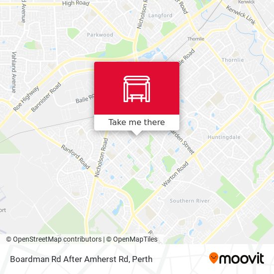 Boardman Rd After Amherst Rd map