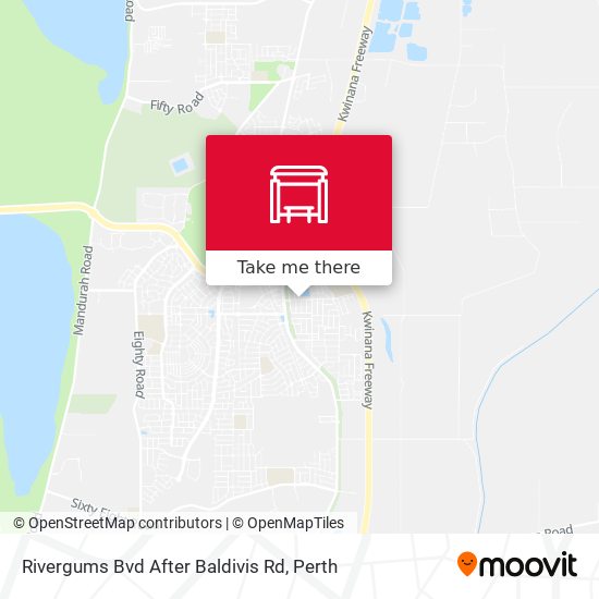 Rivergums Bvd After Baldivis Rd map