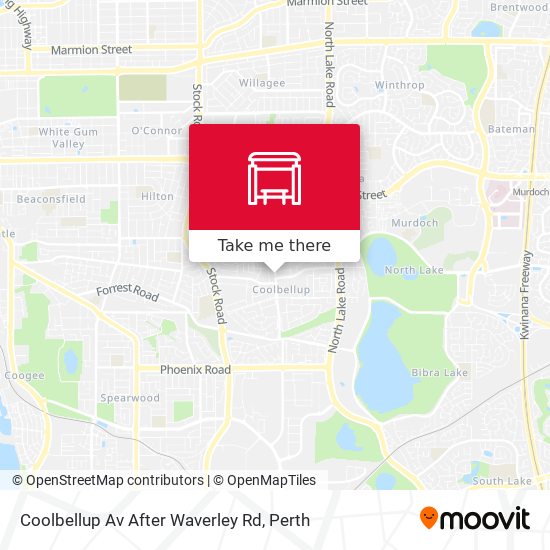 Coolbellup Av After Waverley Rd map