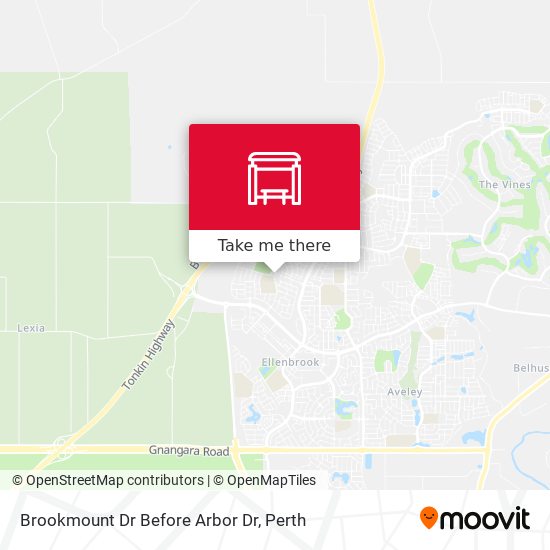 Brookmount Dr Before Arbor Dr map