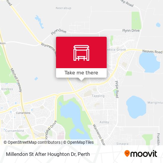 Millendon St After Houghton Dr map