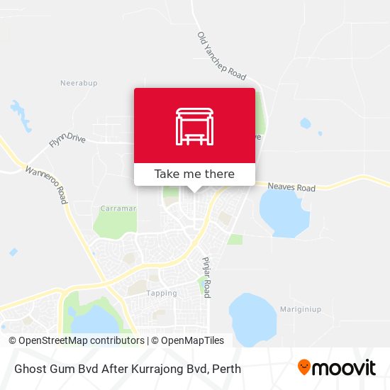 Ghost Gum Bvd After Kurrajong Bvd map