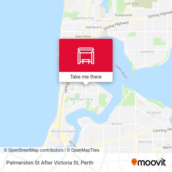 Palmerston St After Victoria St map