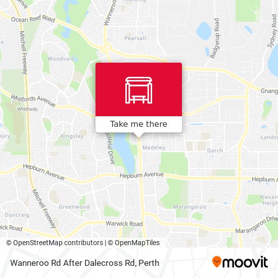 Wanneroo Rd After Dalecross Rd map