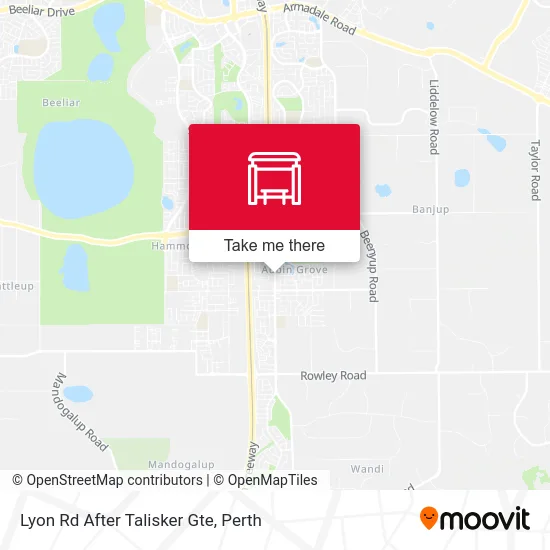 Mapa Lyon Rd After Talisker Gte