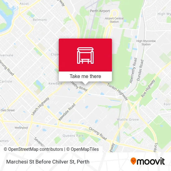 Mapa Marchesi St Before Chilver St