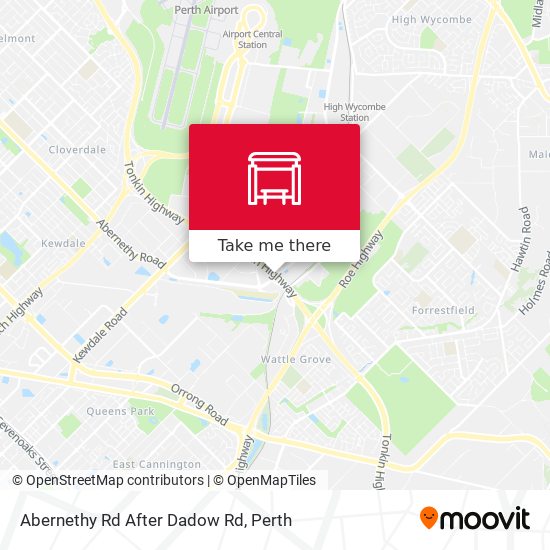Abernethy Rd After Dadow Rd map