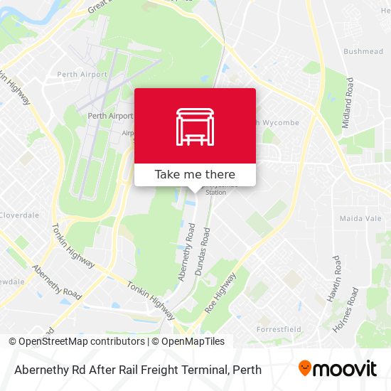 Abernethy Rd After Rail Freight Terminal map