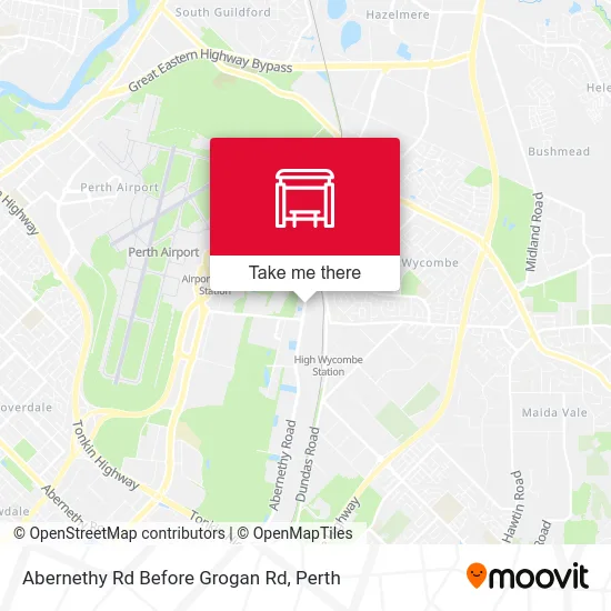 Mapa Abernethy Rd Before Grogan Rd