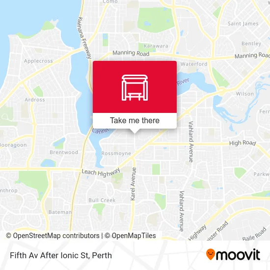 Mapa Fifth Av After Ionic St