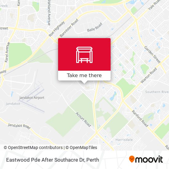 Eastwood Pde After Southacre Dr map