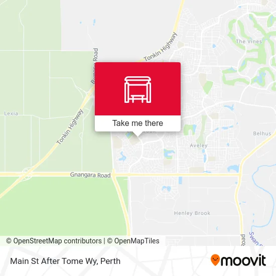 Mapa Main St After Tome Wy