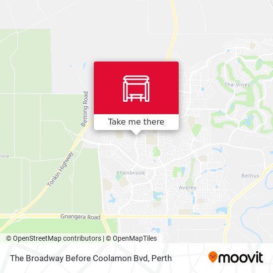 The Broadway   Before Coolamon Bvd map