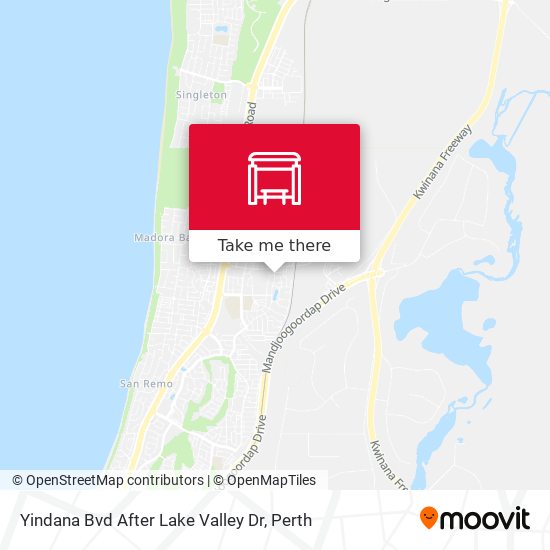Yindana Bvd After Lake Valley Dr map
